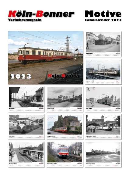 Kalender 2023  Köln-Bonner Verkehrsmagazin